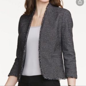 Ann Taylor grid stitch bolero jacket - size 4